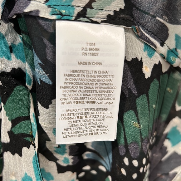 NWT Boden Ruffle Neck Shirt, US 12 - Picture 12 of 12